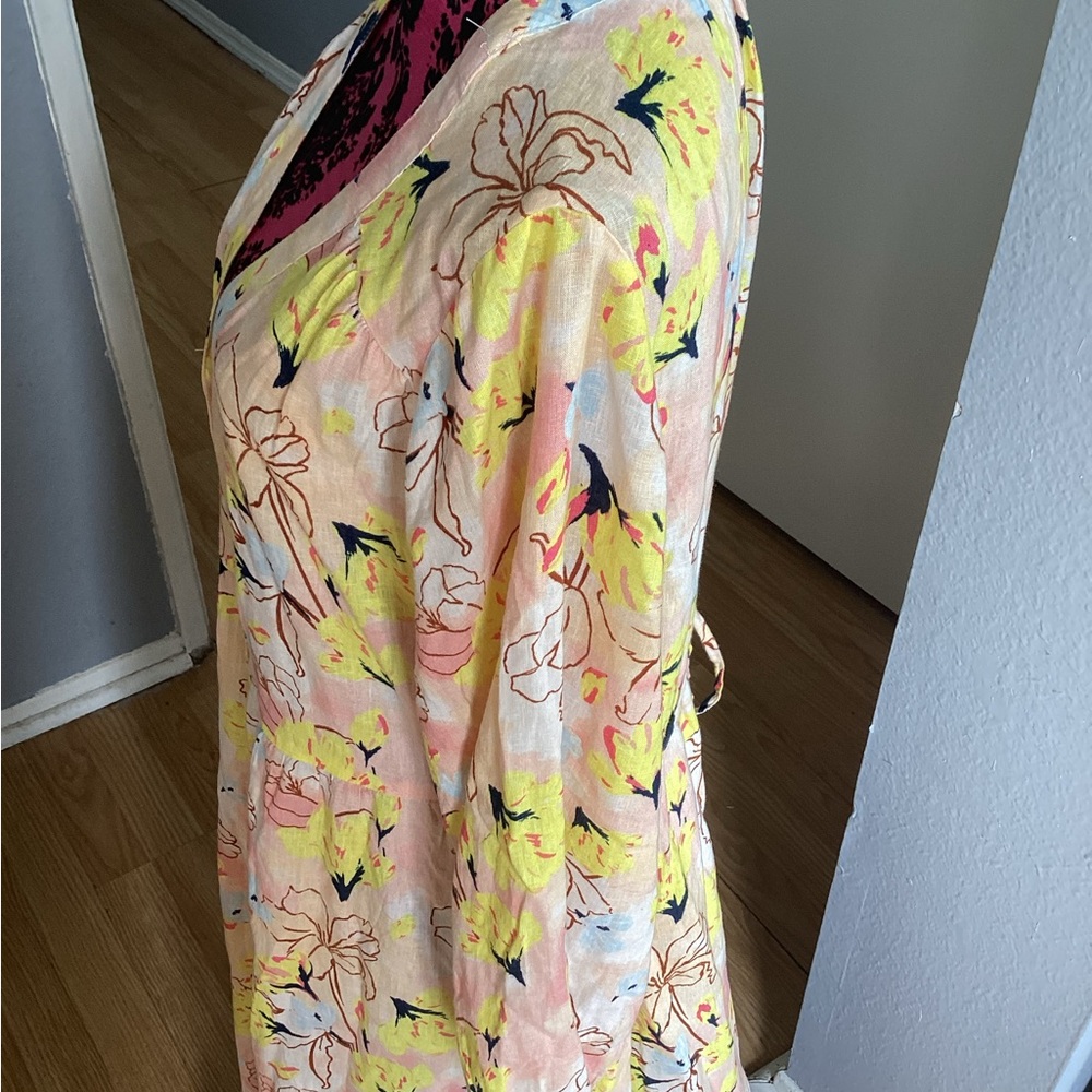 Style & Co. Floral Yellow and Pink Dress 2X - Picture 6 of 13